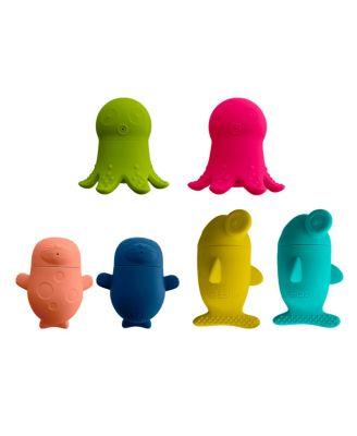 Buddies Interchangeable Silicone Bath Toys - 6 months +