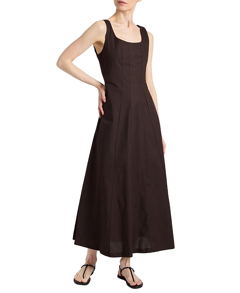 Santorelli Pagina Sleeveless Maxi Cotton Dress