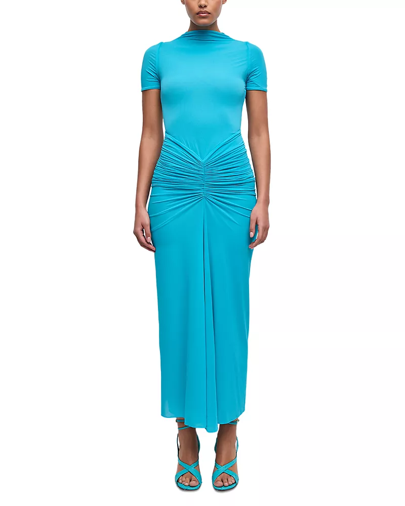 Ronny Kobo Enid Ruched Dress