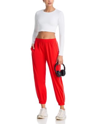 Megan Woven Nylon Joggers - thumbnail 2