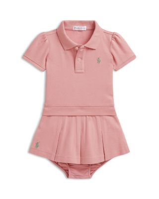 Girls' Stretch Mesh Polo Shirt & Skort - Baby