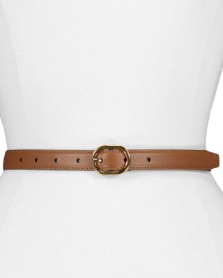 Women's Stitched Leather Belt