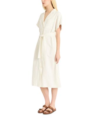 Dolman Sleeve Midi Shirtdress