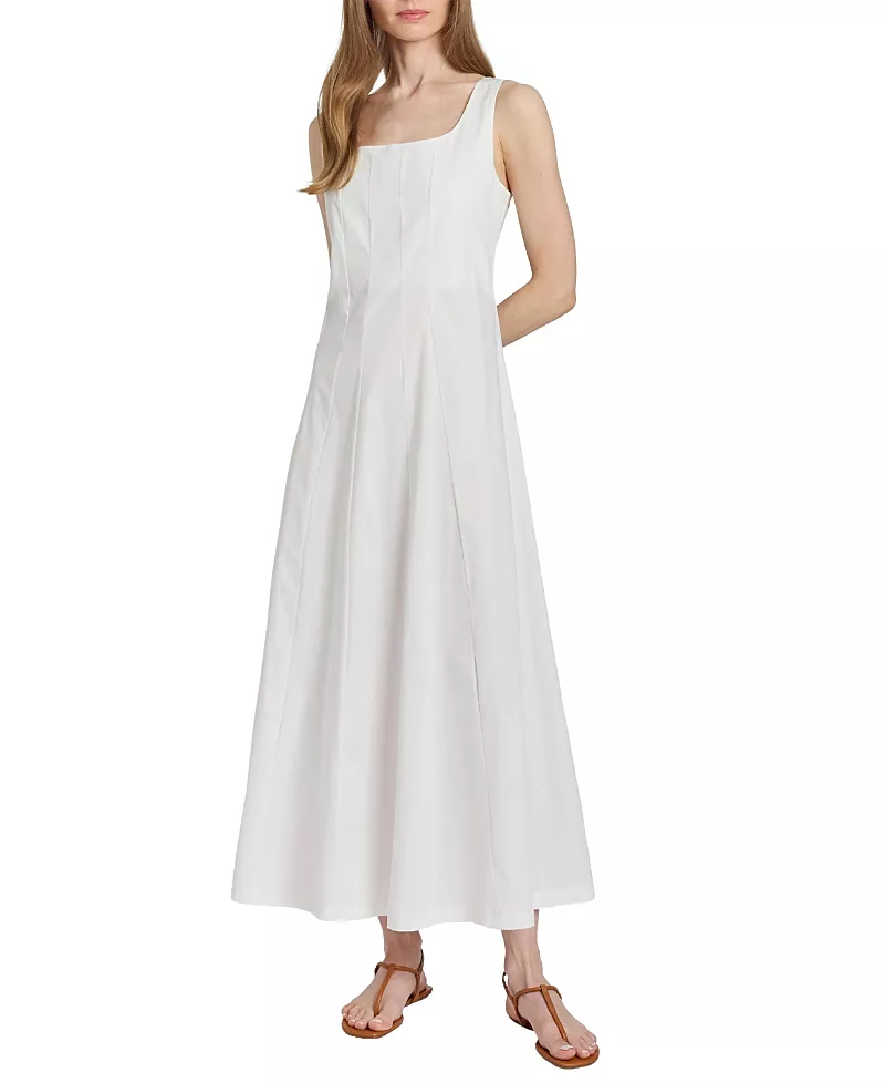 Santorelli Pagina Sleeveless Maxi Cotton Dress