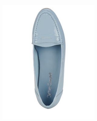 Bloomingdale’s Blue Leather  Loafers Blue Loafers Mens - Bloomingdale main image 3