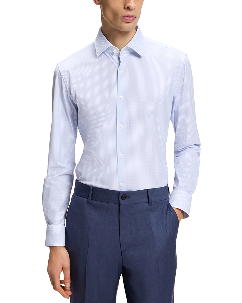 Boss Hank Kent Collar Slim Fit Dress Shirt