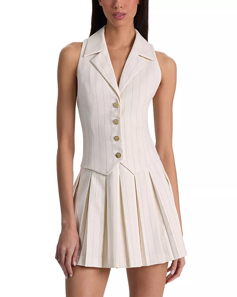 Alice and Olivia Alicia Vest Dress