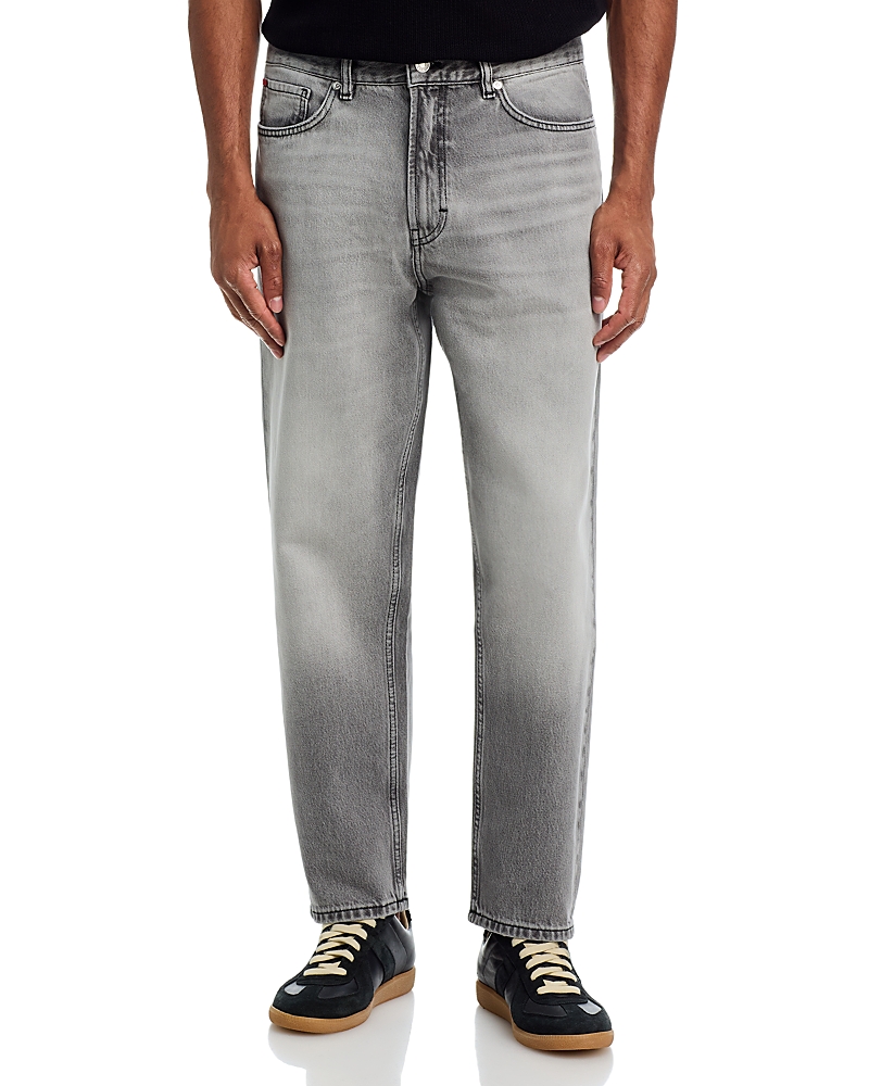 Hugo 838 Relaxed Tapered Fit Jeans in Silver