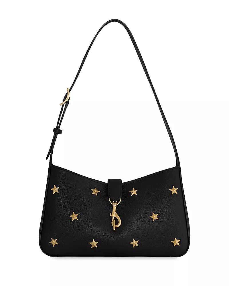 Rebecca Minkoff Megan Medium Embellished Leather Shoulder Bag