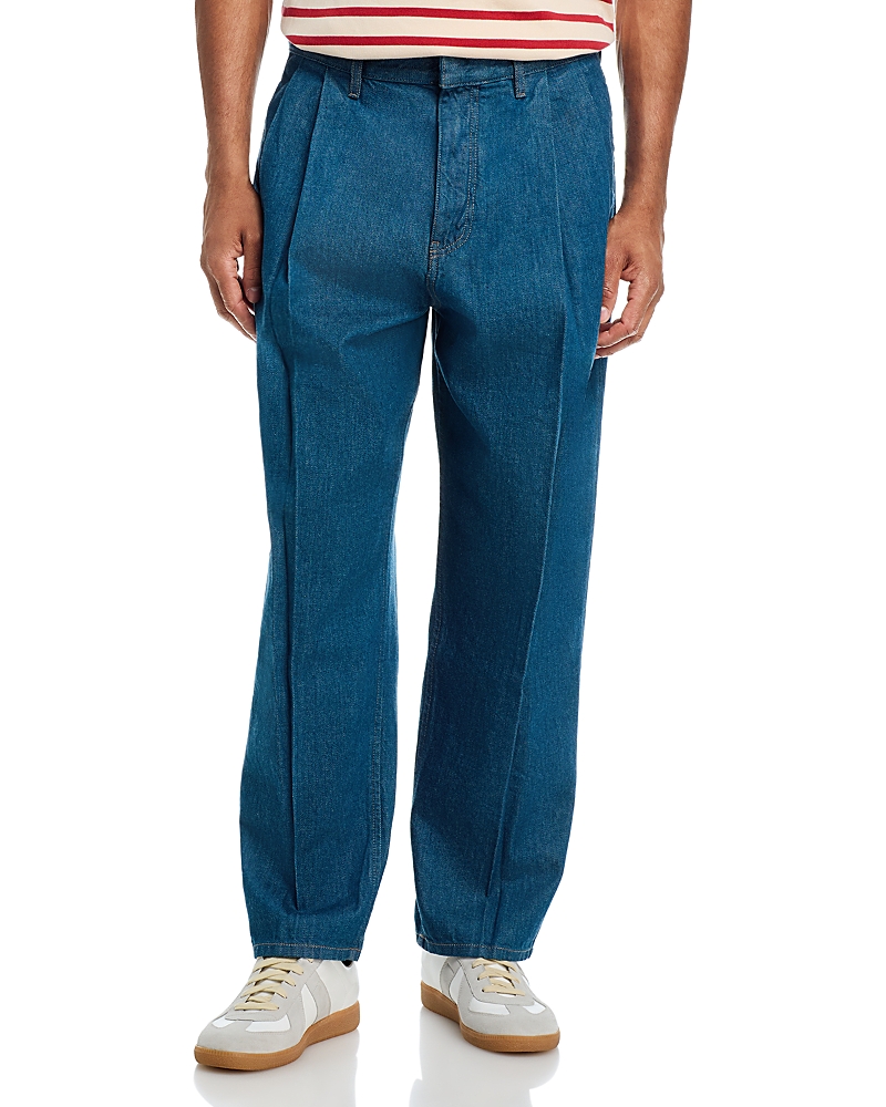 Hugo 245/1 Tailored Baggy Fit Jeans in Dark Blue