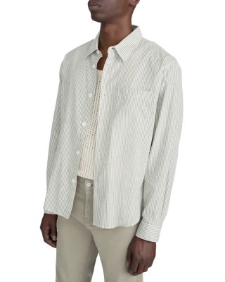 Linen Blend Striped Shirt