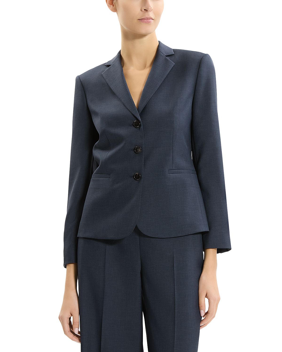 Theory Shrkn Three Button Jacket