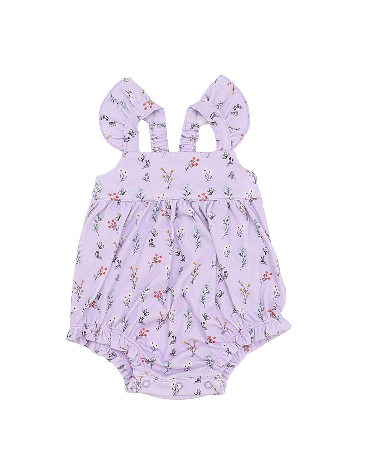 Petite Hailey Girls' Ruffle Bubble Romper - Baby