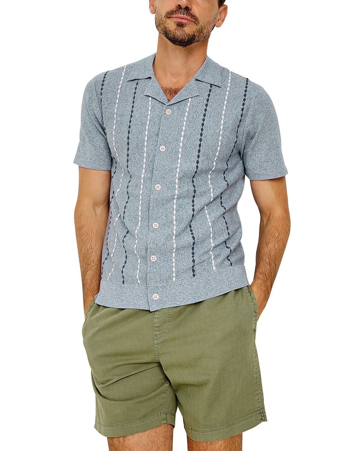 Rails Richie Relaxed Fit Stripe Shirt
