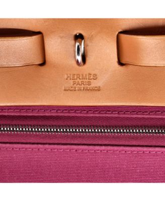 31 Herbag Zip Leather and Toile