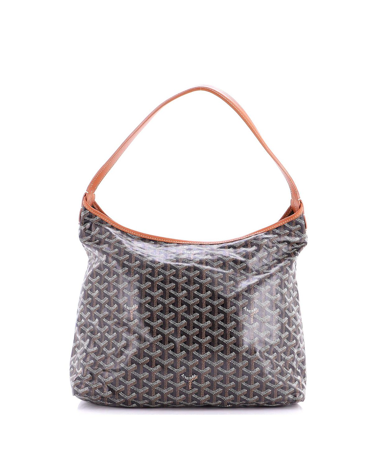 Pre-Owned Goyard Boheme Hobo Coated Canvas