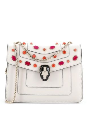  Mini Serpenti Forever Shoulder Bag Embellished Leather