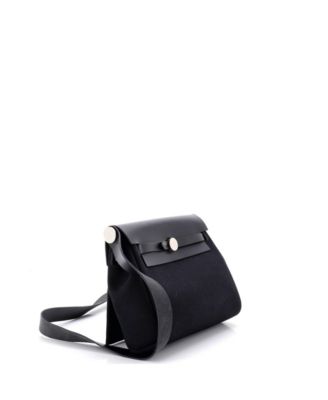 20 Herbag Zip Toile and Leather