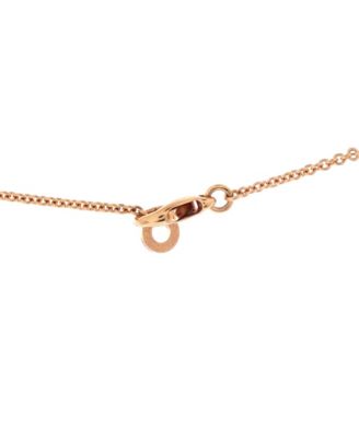  Tubogas Pendant Necklace 18K Rose Gold, 17.75"