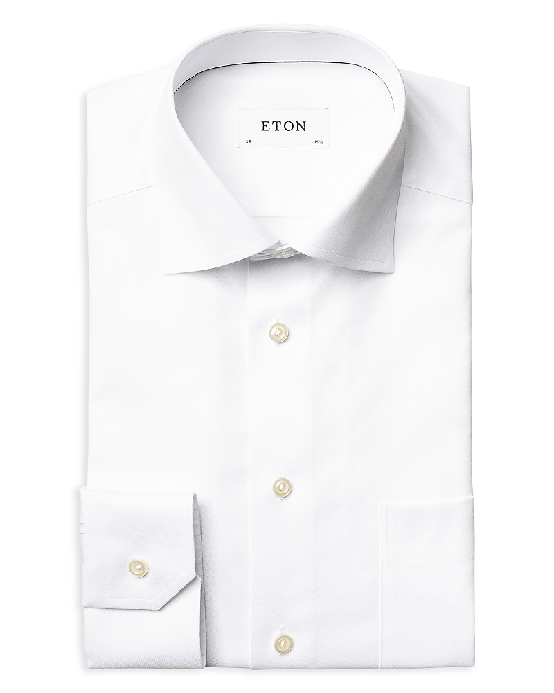Eton Classic Fit Solid Signature Twill Shirt