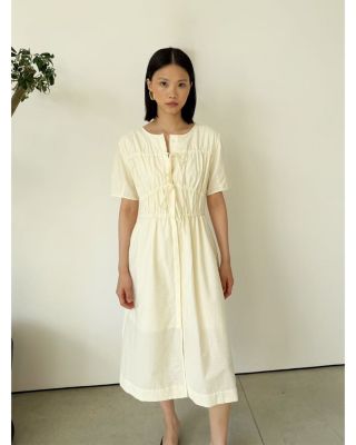 Alenka Ruched Midi Dress