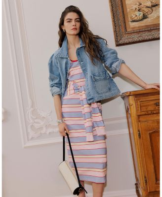 Multi Stripe Tank Midi Dress - Exclusive