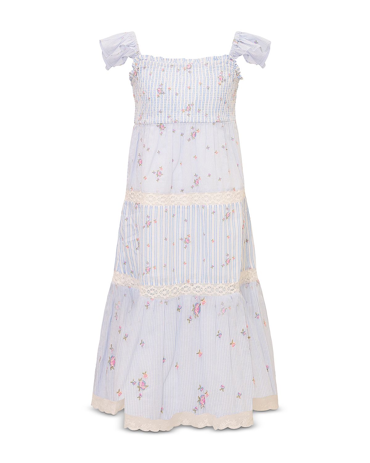 LoveShackFancy Girls' Rhiannon Tween Dress - Little Kid
