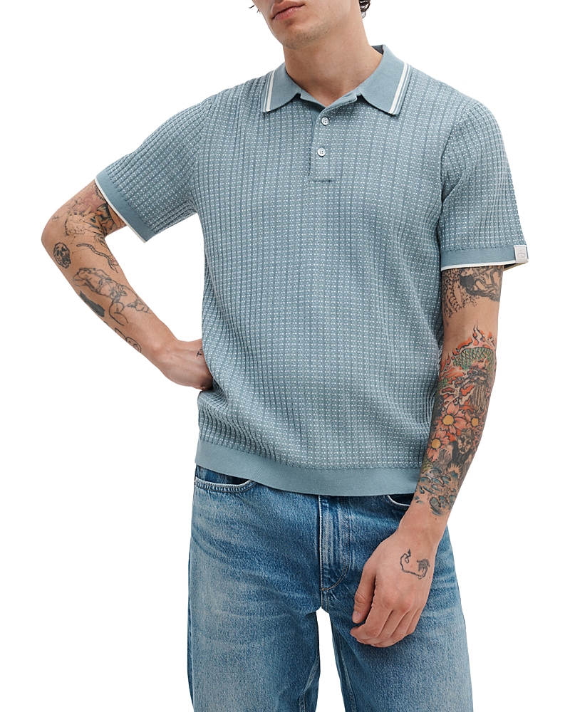 Rag & Bone Harvey Rib Polo Shirt