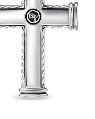 Men's 18K Yellow Gold & Sterling Silver Amulets Chevron Cross Pendant