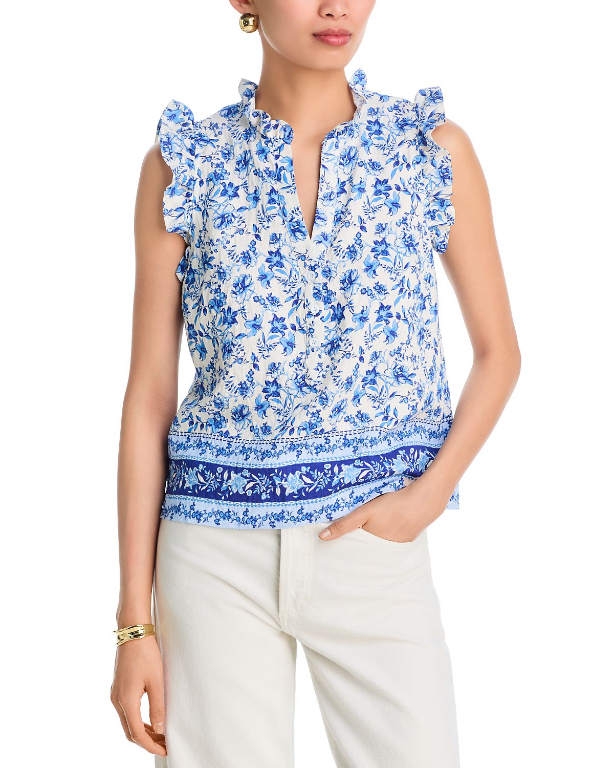 Aqua Ruffled Top - Exclusive
