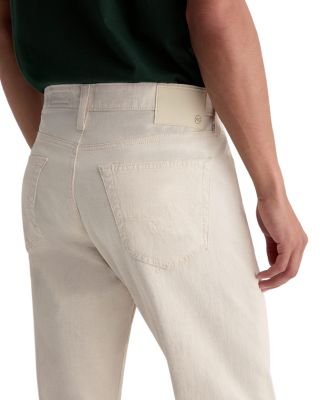 Everett Slim Straight Pants in Natural