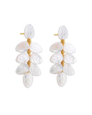 Capucine De Wulf Mermaid Garden Vine Drop Earrings