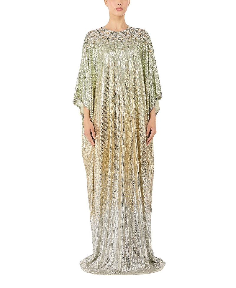 Jenny Packham Fontaine Sequin-Embellished Maxi Dress