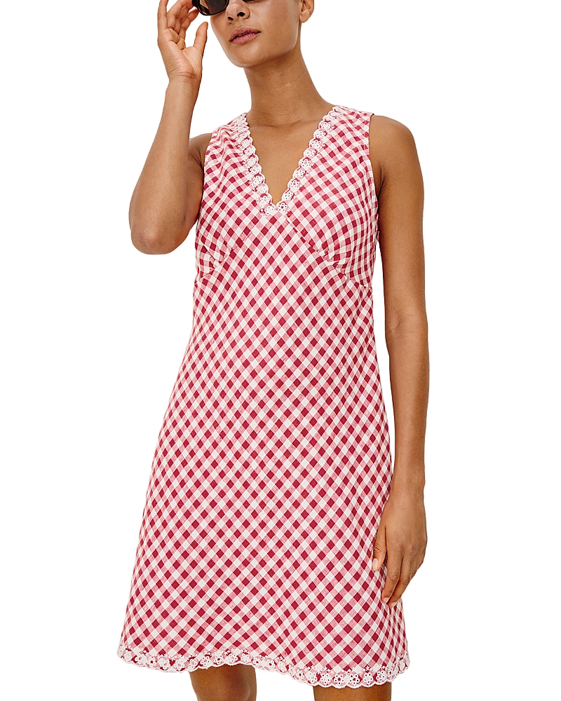 Rails Bex Linen Gingham Mini Dress