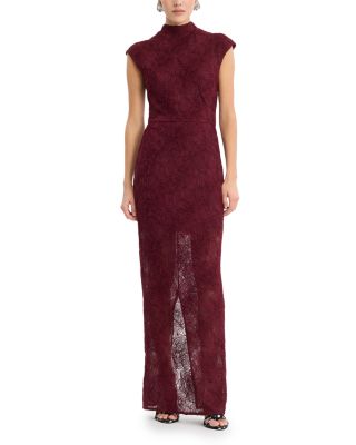 Flower Mesh Maxi Dress