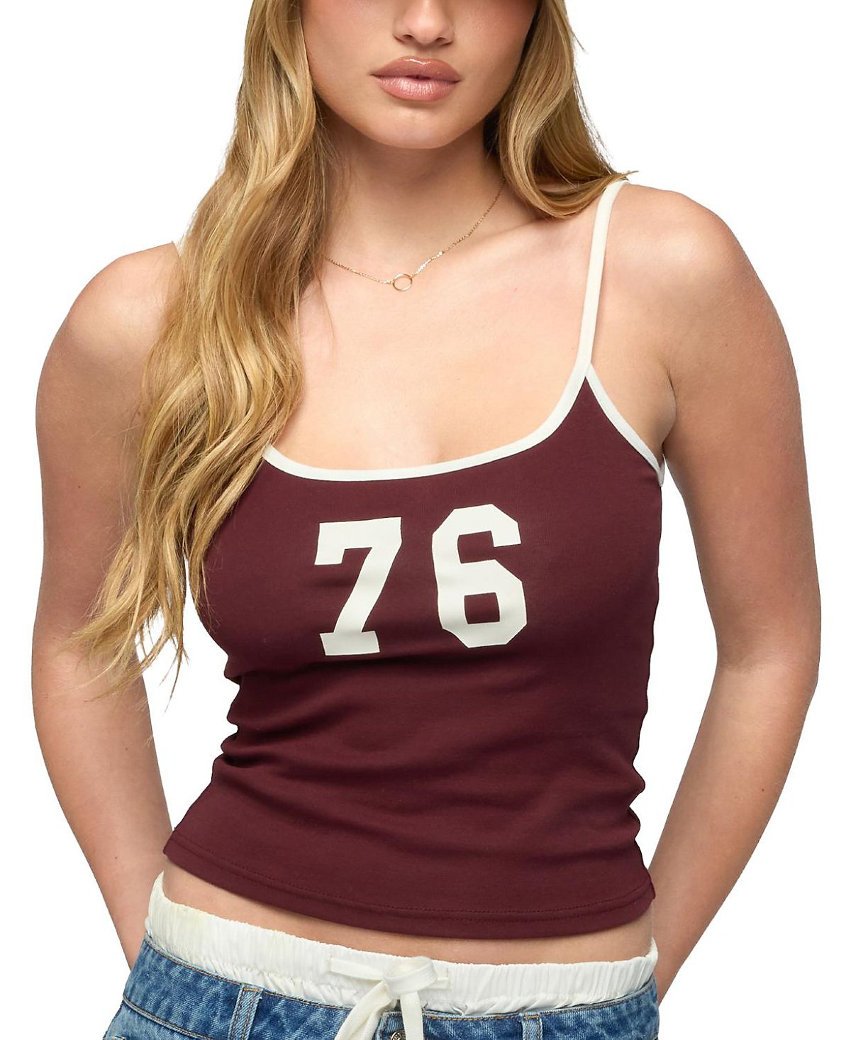Edikted 76 Contrast Tank Top