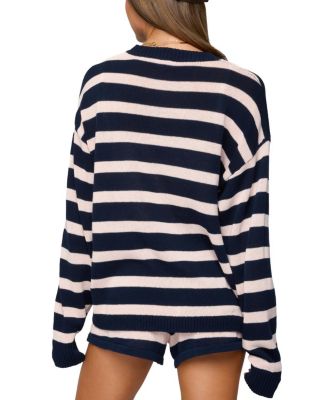  Amaris Oversized Striped Sweater