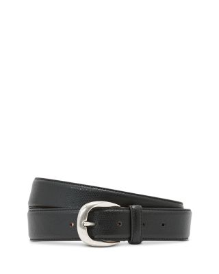 Men's Pebble Grain Leather Belt