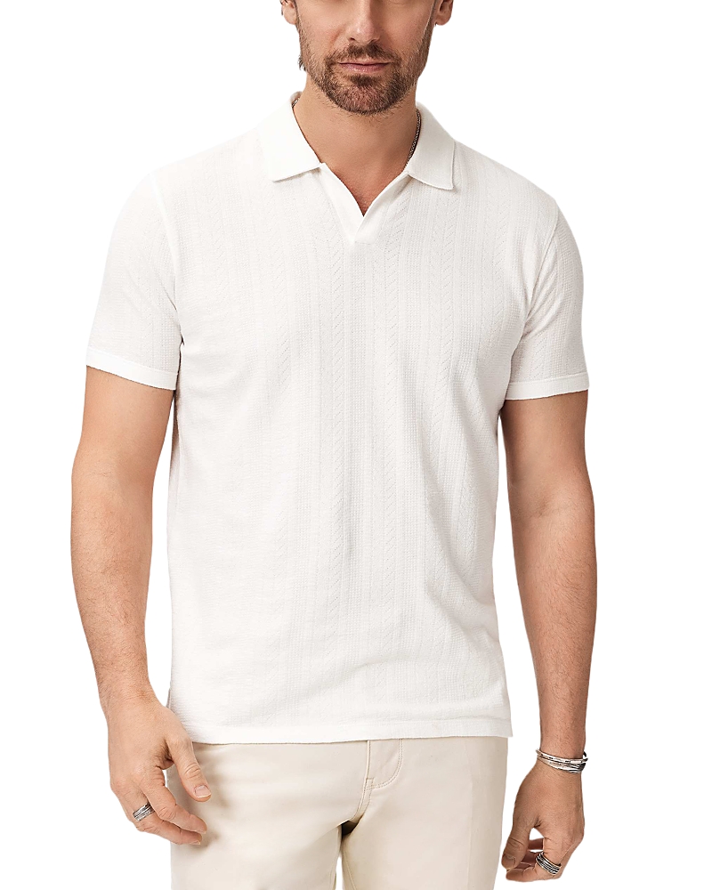 John Varvatos Zion Jacquard Garment Dye Polo