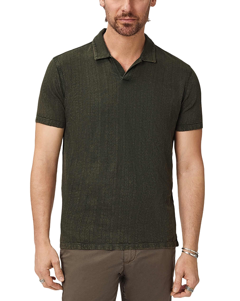 John Varvatos Zion Jacquard Garment Dye Polo