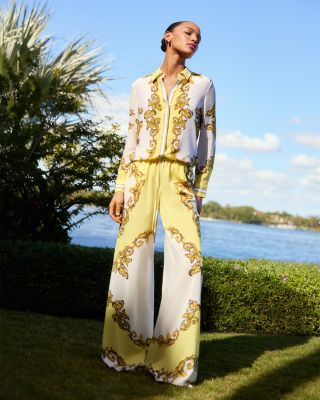 Alice and Olivia Ojai Wide Leg Pants | Bloomingdale's Women