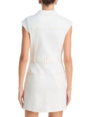 paige white denim dress PAIGE Maddy Denim Dress