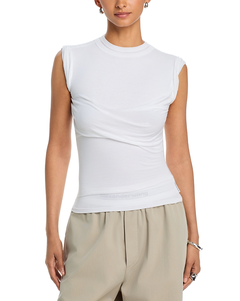 alexanderwang Twisted Layered Bust Tee