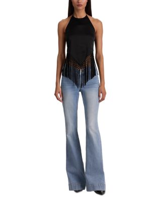 Greta Halter Tie Back Top