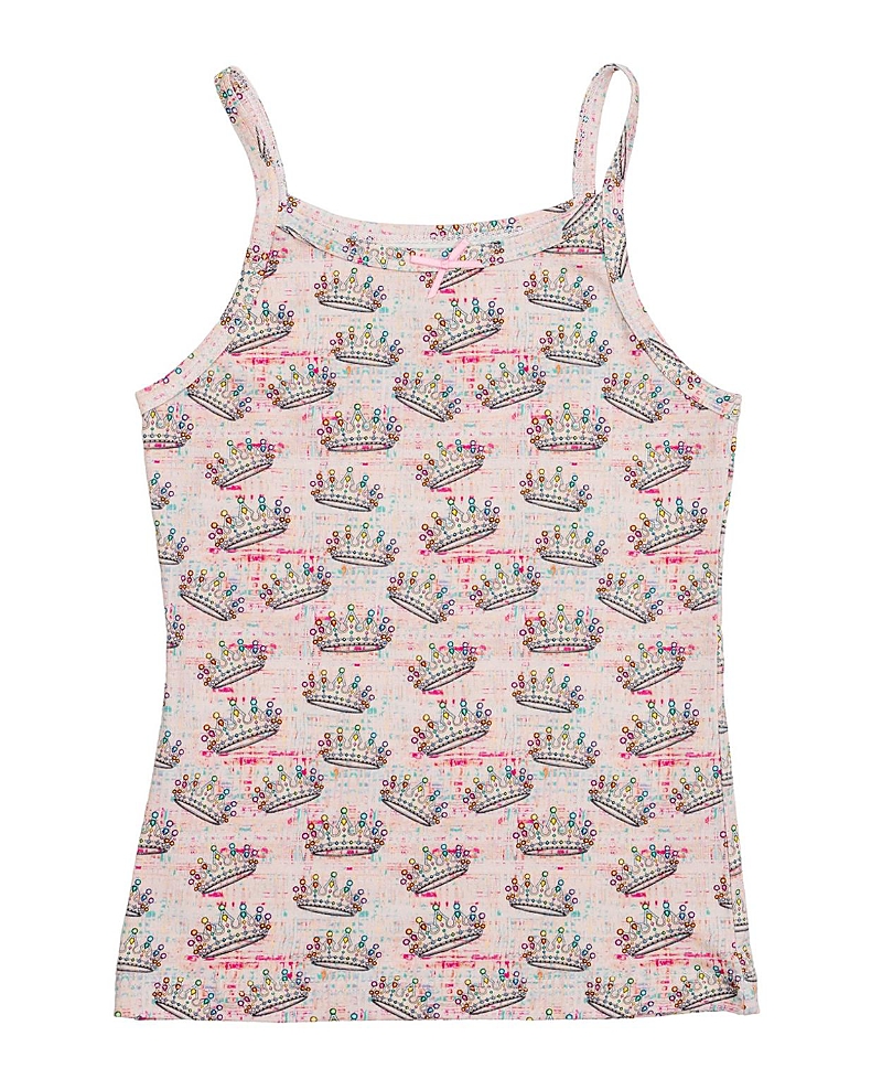 Sunshine Society Girls' Crown Jewel Cami - Little Kid, Big Kid