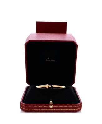  Panthere de Cartier Open Cuff Bracelet 18K Gold with Onyx and Tsavorite