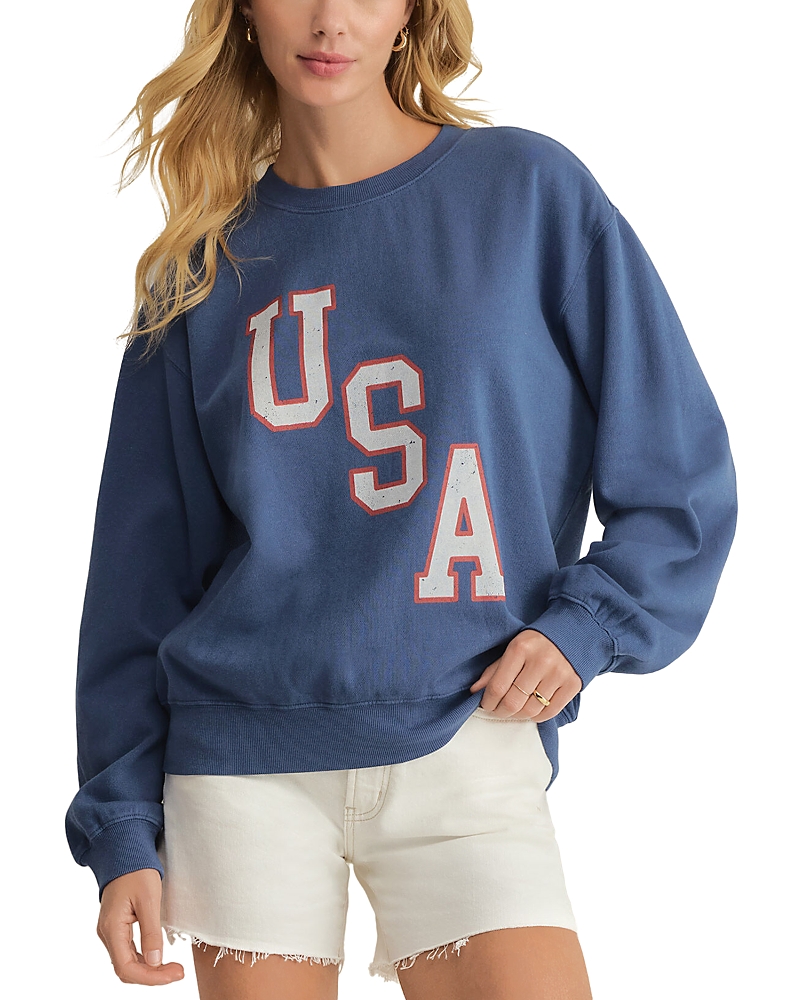 Z Supply Americana Boyfriend Sweatshirt