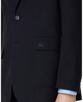  Seersucker Cotton Linen Tailored Jacket