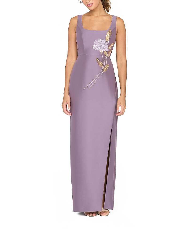 Kay Unger Paloma Embellished Column Gown