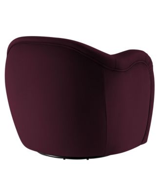 Compose Performance Velvet Swivel Armchair